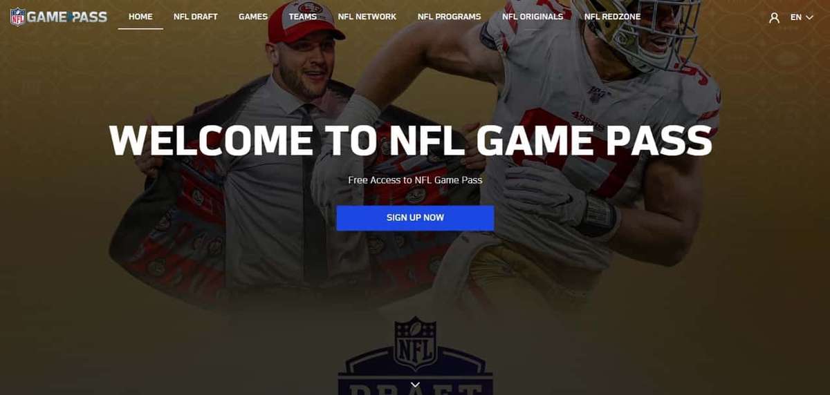 nfl game pass home page